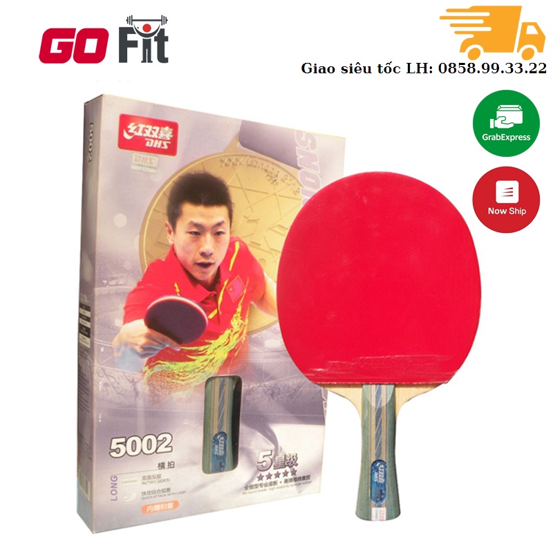 Vợt bóng bàn DHS 5002, vợt bóng bàn mút cao cấp chuyên nghiệp