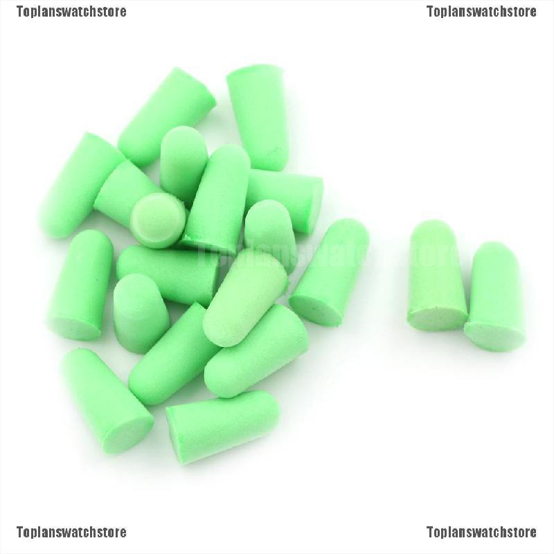 Set 20 Nút Bịt Tai Bằng PU Chống Ồn Tiện Dụng Khi Học Tập