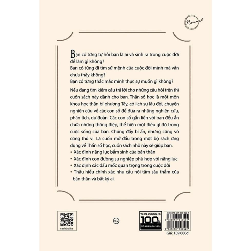 Sách Thái Hà Books - Thần số học - Thấu hiểu nhân tâm