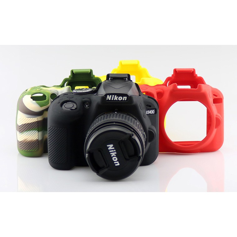 Vỏ silicon mềm bảo vệ cho máy ảnh Nikon D3400 D3500 D5300 D5500 D5600 D7100 D7200 D750 D7500 D810 D850 chất lượng cao