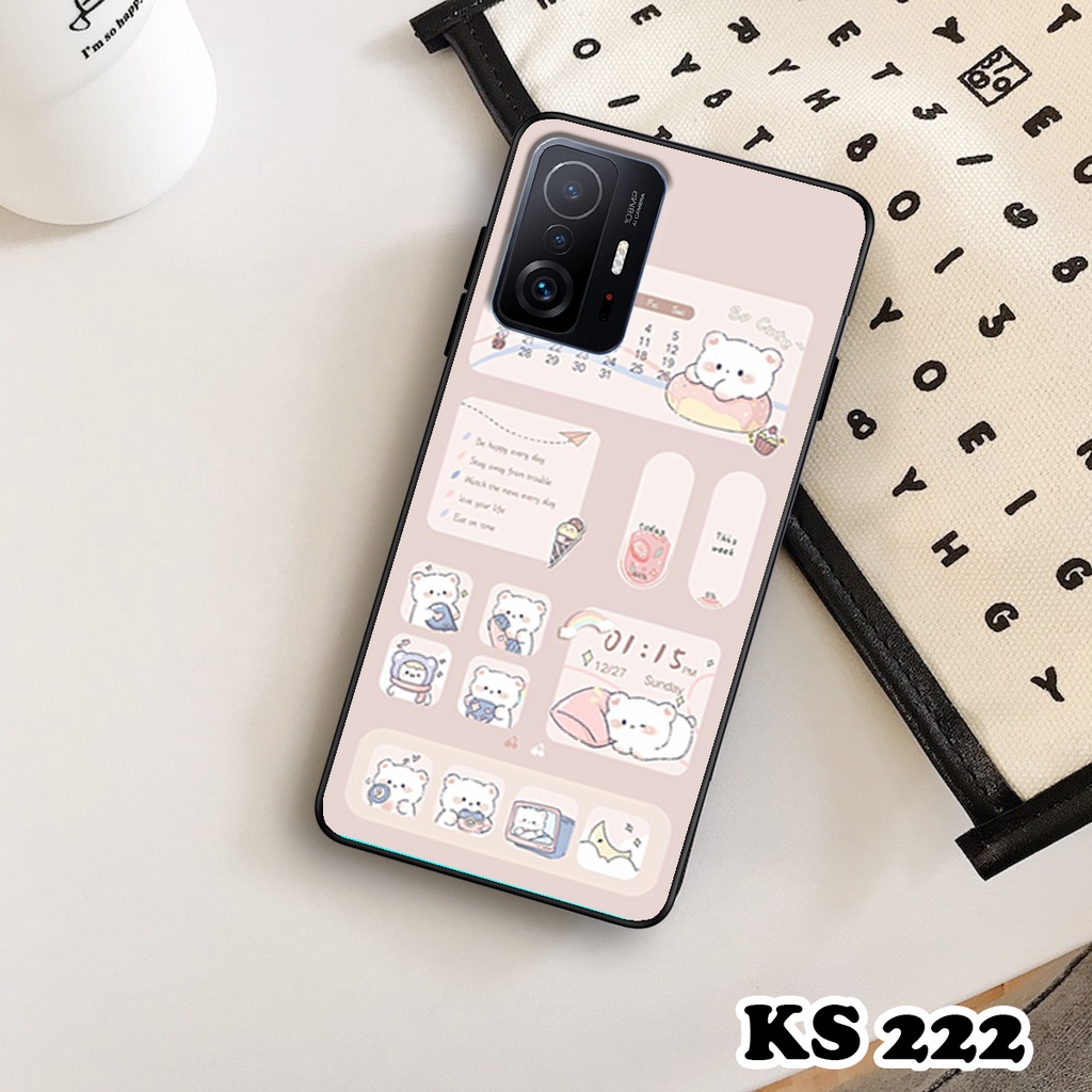 Ốp lưng Xiaomi Mi 11 5G - Xiaomi Mi 11T 5G - Xiaomi Mi 11T Pro 5G - Ốp in hình thỏ con dễ thương - Lưng nhám Viền TPU