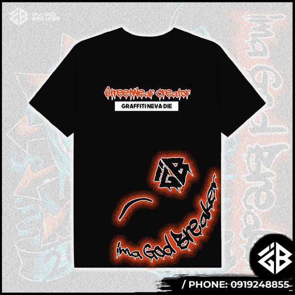 [Mã INCU20 giảm 20K đơn 150K] Áo Thun Đường Phố Mặt Cười iMA God Breaker (iGB Graffiti Smile Tee)