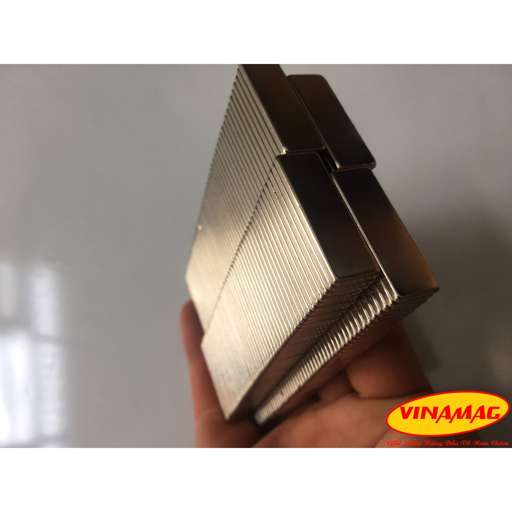 Bộ 10 Viên Nam Châm Đất Hiếm Hình Chữ Nhật 30x10x2mm