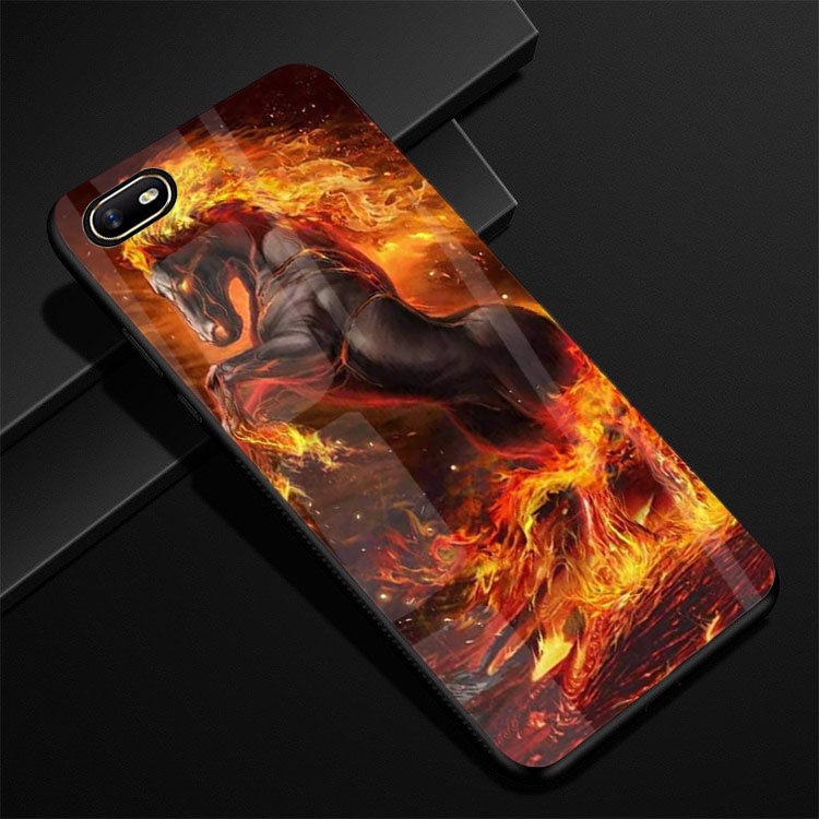 Ốp Lưng OPPO A1K mặt kính cường lực cao cấp thiết kế Độc Quyền