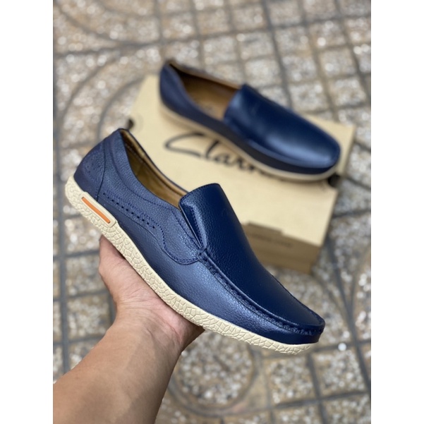 Giày lười(mọi) hiệu Clarks da thật 100%