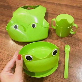 Set ăn dặm ikea ếch xanh