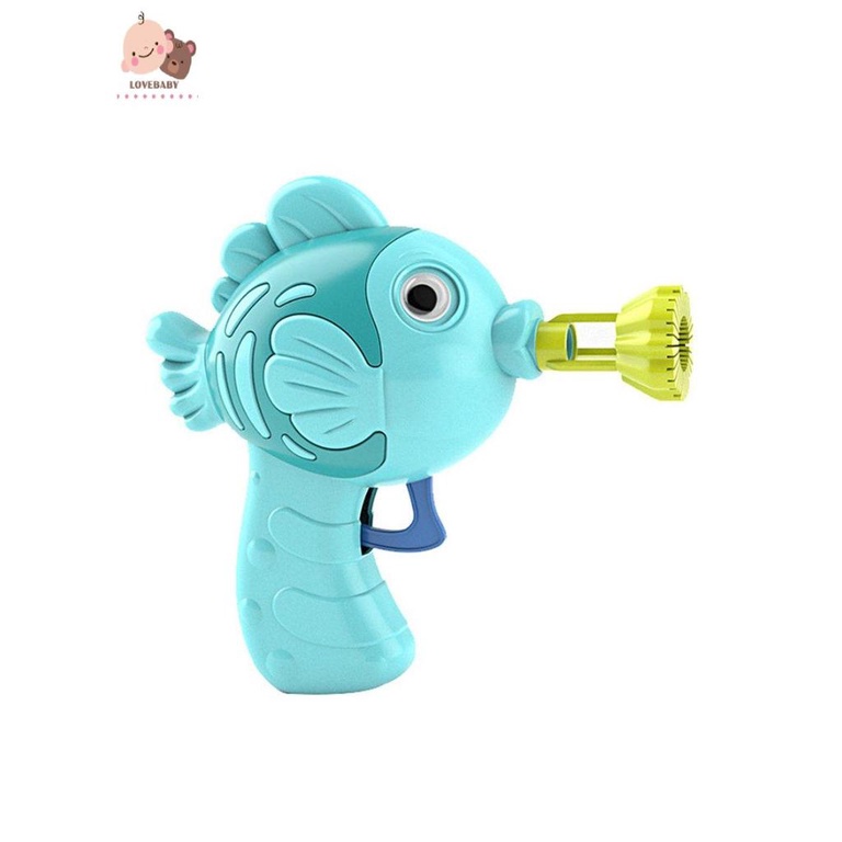 [HOT]Manual Soap And Water Bubble Machine Cute Fish Children's Toy Birthday Gift