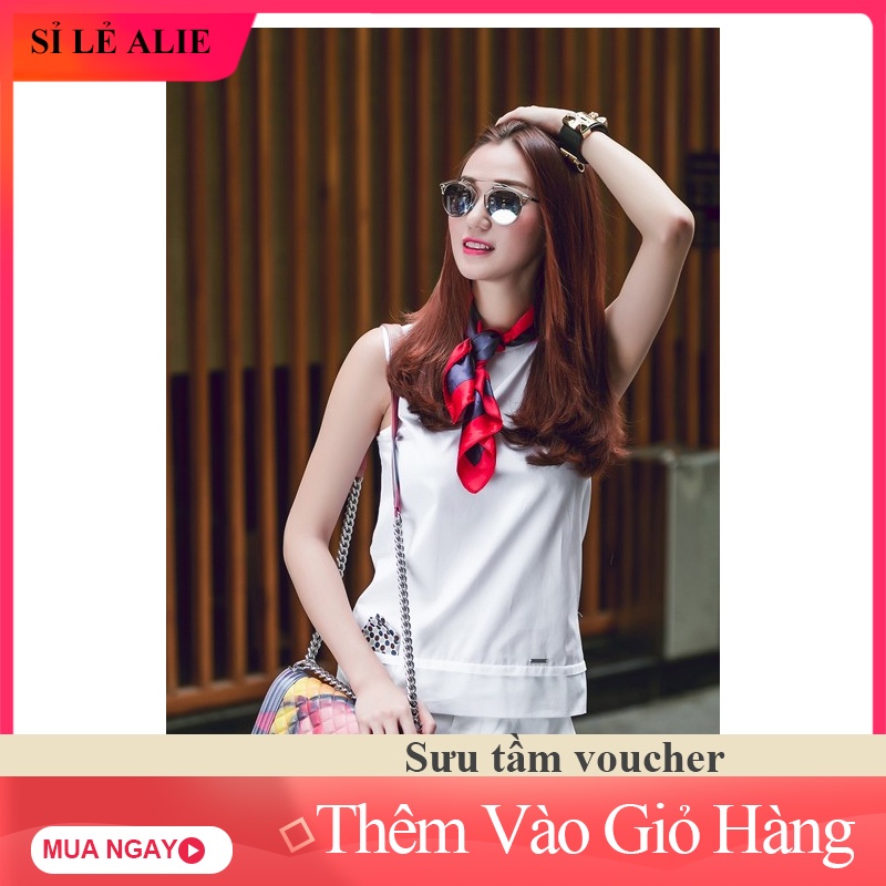 Khăn phụ kiện - vuông, khăn phụ kiện túi xách