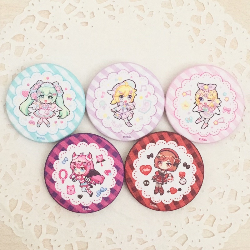 Vocaloid yumekawa (Huy hiệu, Móc khoá, Sticker)