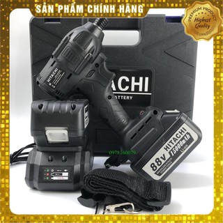 [NPS] Máy chuyên bắn vít, chuyên bắn tôn dùng pin Hitachi KHÔNG CHỔI THAN - 2 PIN