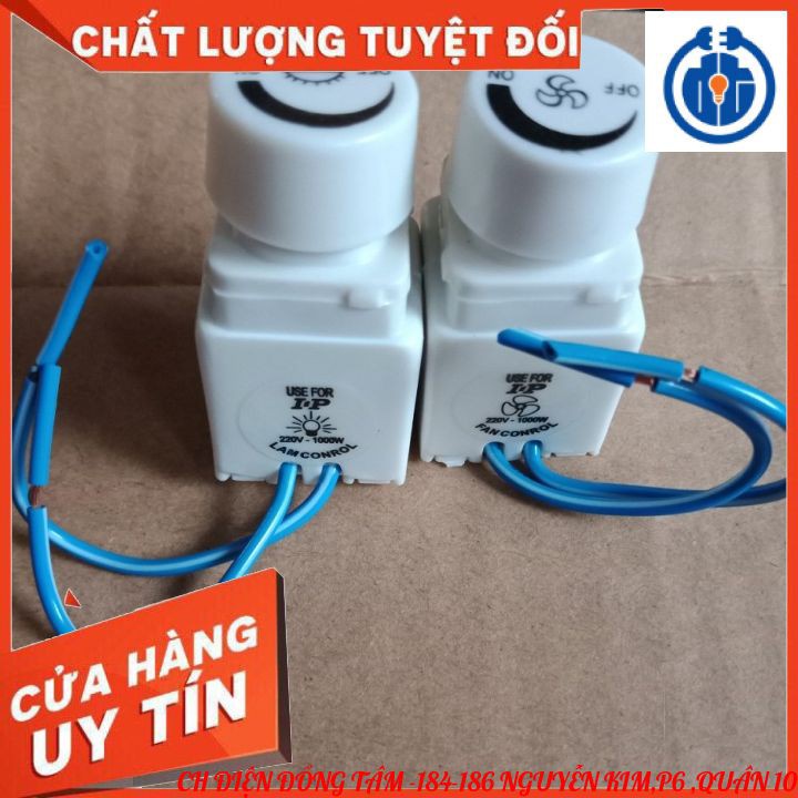⚡GIAO HÓA TỐC 1H⚡ Dimmer đèn,quạt lắp âm IP - 1000W ..