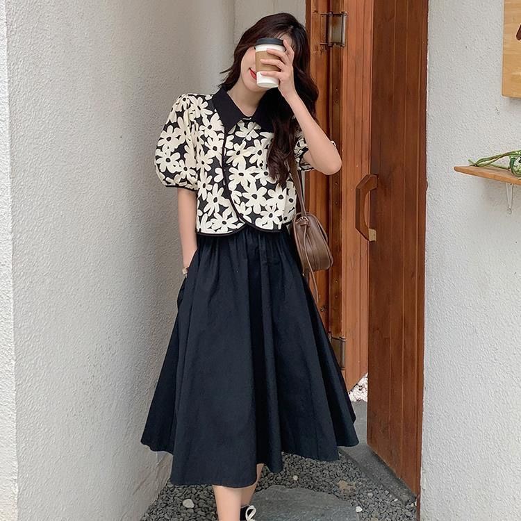 Hàng Mới Về Áo Sơ Mi Hoa Cổ Búp Bê Thời Trang Mùa Hè Mới