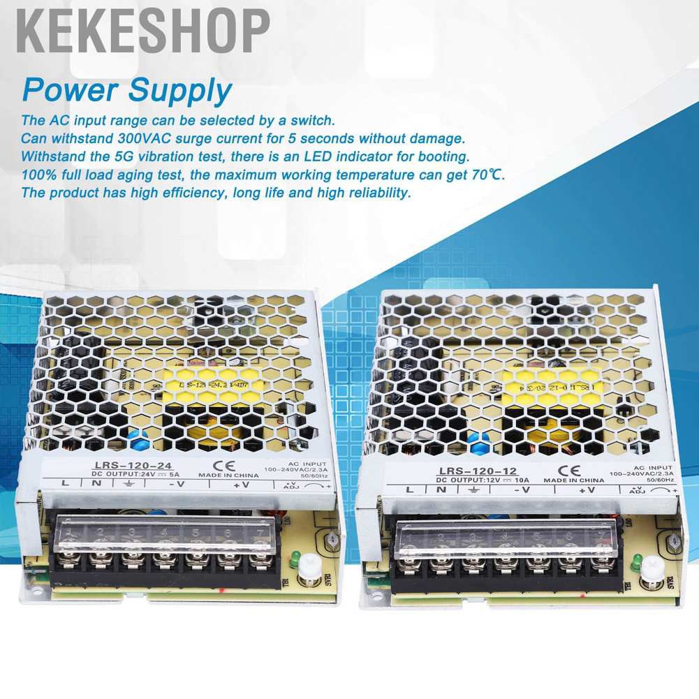 Kekeshop BERM Switching Power Supply with LED Indicator Transformer Driver 120W 85~264VAC