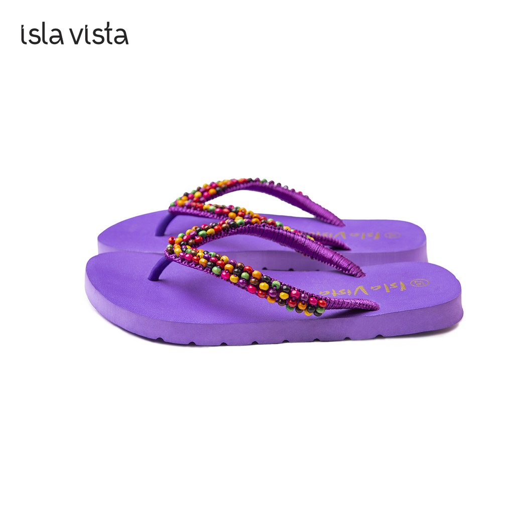 Dép đi biển đan hạt Isla Vista IVWF002