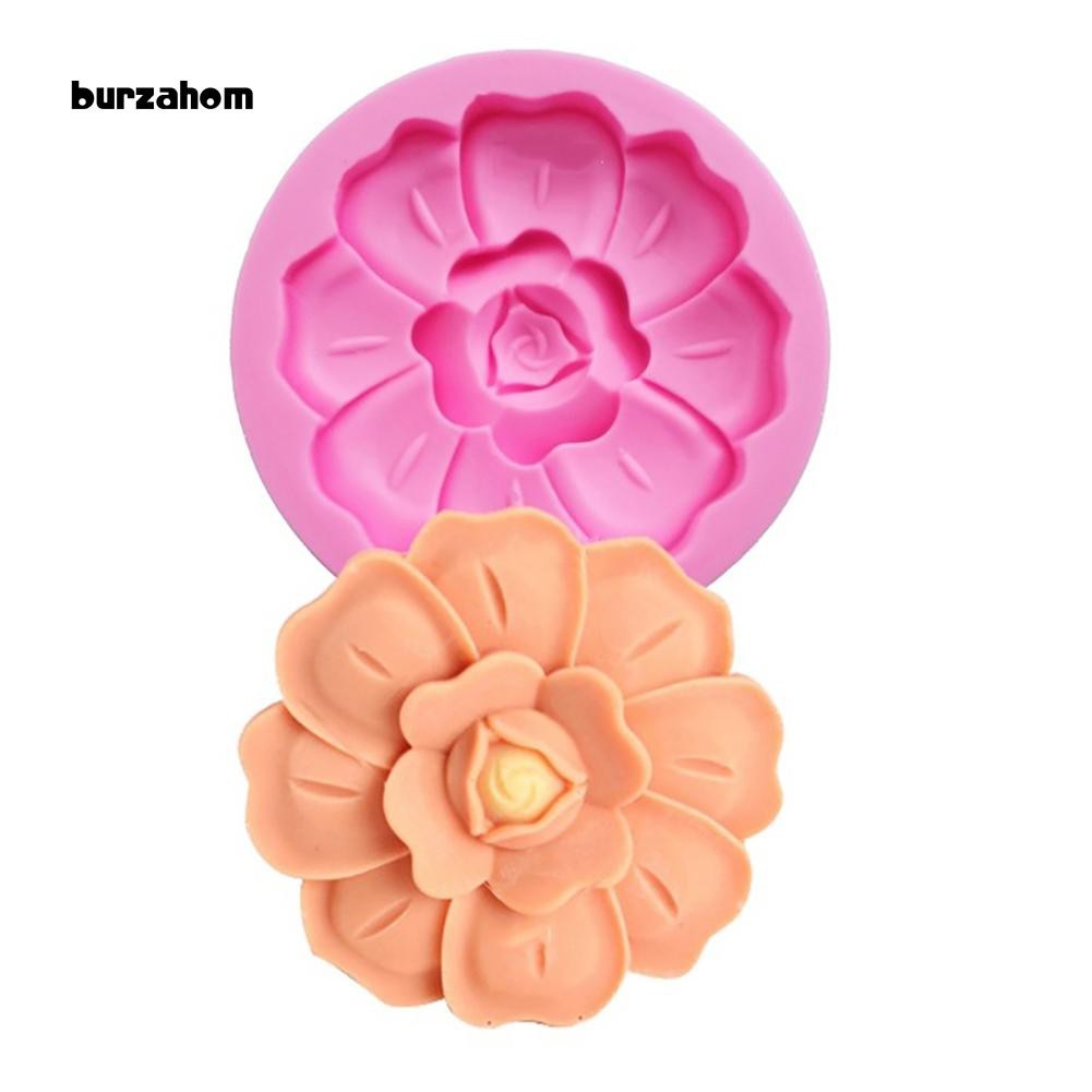 Khuôn silicon làm bánh hình hoa 3D đẹp mắt kích thước 7.8cm x 1.9cm tiện lợi dùng trong nhà bếp