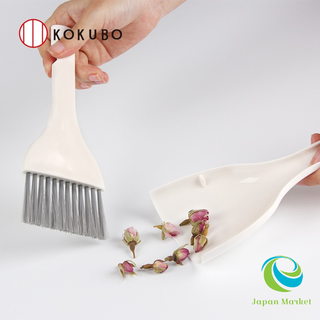 Bộ chổi xẻng mini quét ban thờ Kokubo hàng Nhật màu trắng