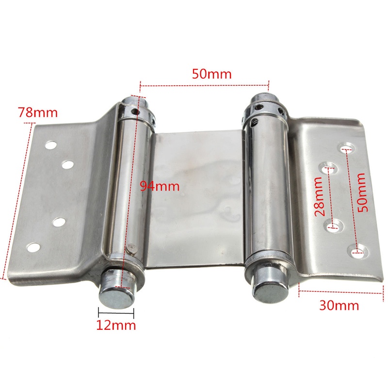 Set 2 Bản Lề Cửa 3 Inch Bằng Thép Không Gỉ Chất Lượng Cao