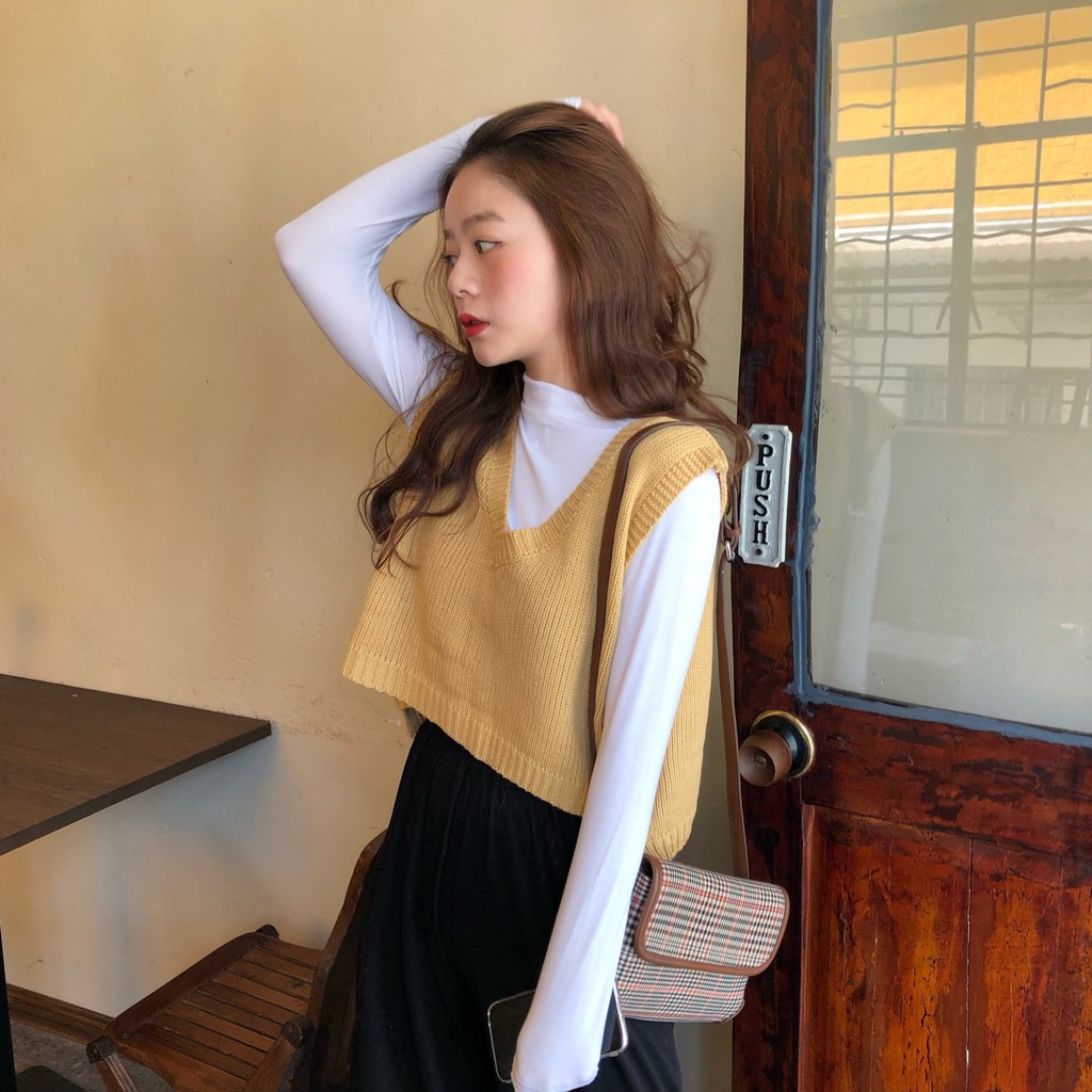 [SẴN] Áo gilê nữ Ulzzang Quảng Châu AGL2