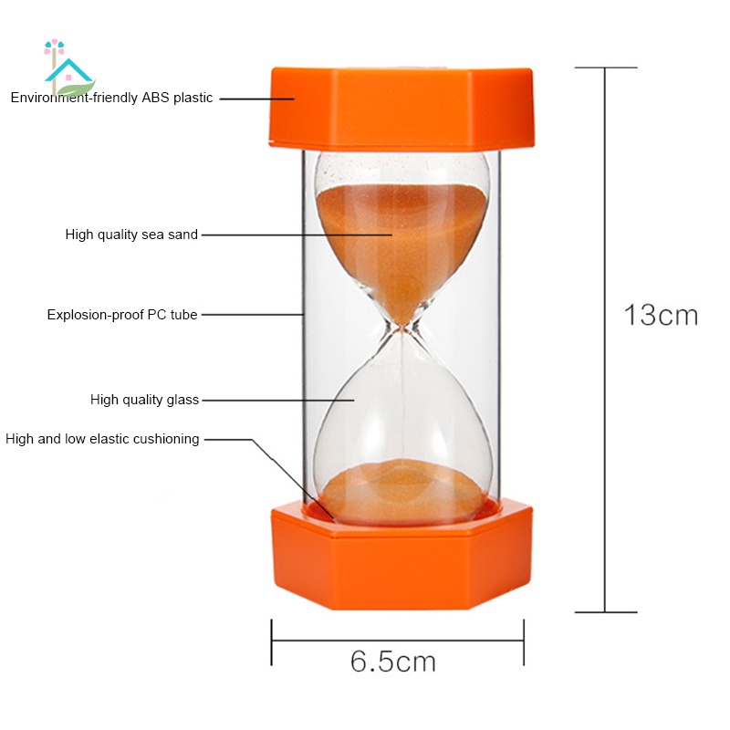 1 Đồng Hồ Cát 5 / 10 / 15 / 20 / 30 Phút Thời Gian 5 / 10 / 15 / 20 / 30 Phút Bằng Nhựa