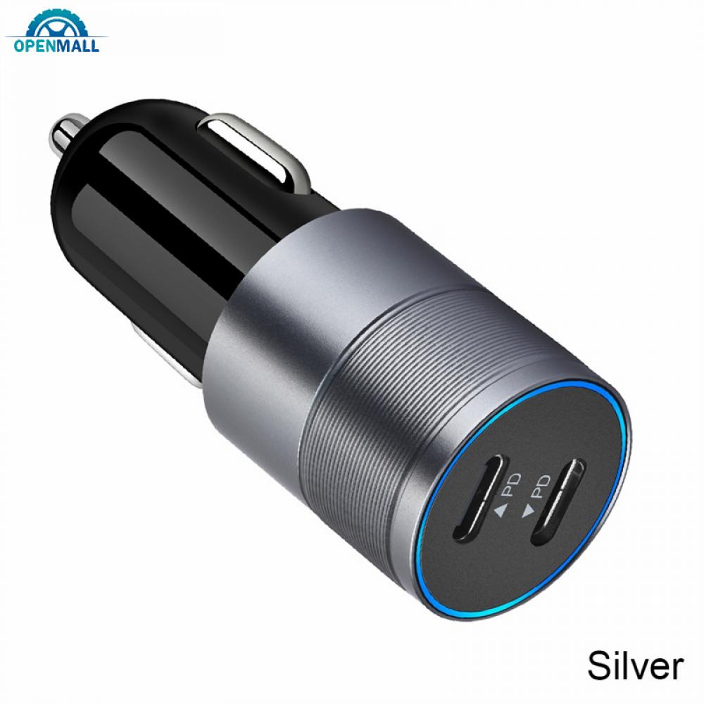 Tẩu Sạc 40W Dual PD 2 Cổng 20W+20W USB Type C Sạc Nhanh Cho Android Ios