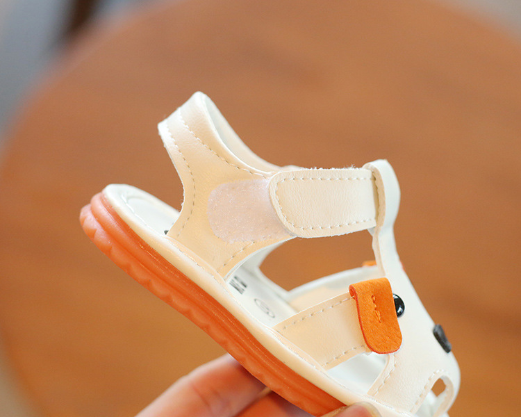 Giày sandal SANTIKUN tập đi chống trượt có âm thanh xinh xắn dành cho bé trai và bé gái