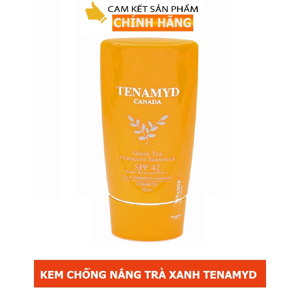 Kem Chống Nắng Tenamyd Trà Xanh 70ml (Kem chống nắng trà xanh SPF 42PA++)