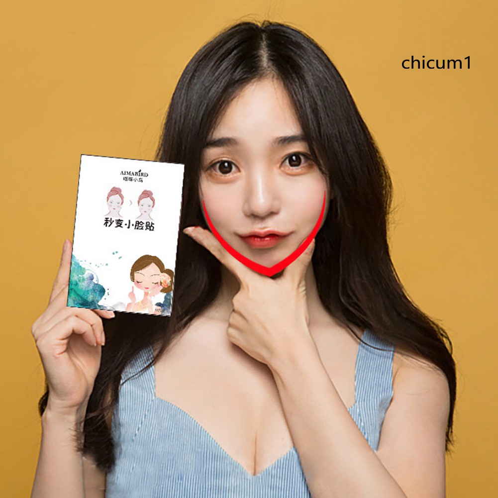 Bộ 10 Miếng Dán Nâng Cơ Mặt Giúp Mặt Thon Gọn Cằm Chữ V