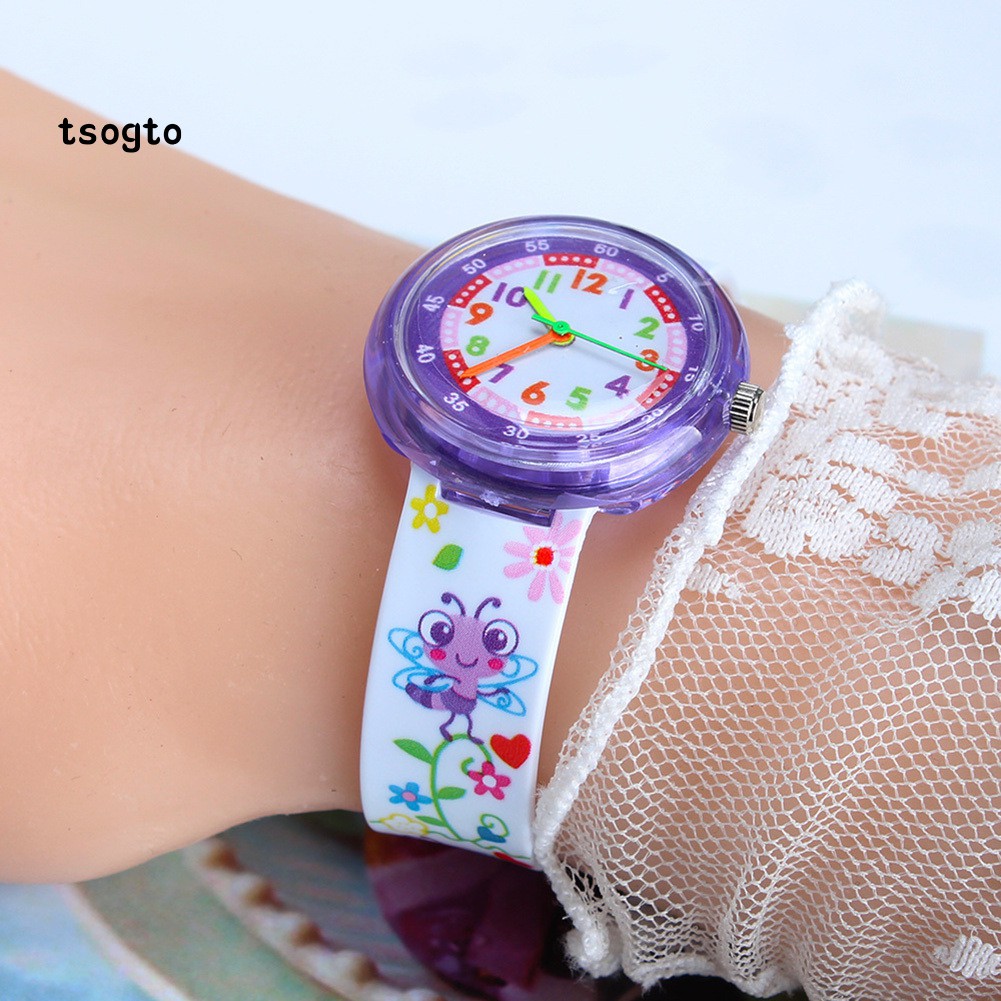 Đồng hồ hoạt hình dây đeo silicon cho bé | BigBuy360 - bigbuy360.vn