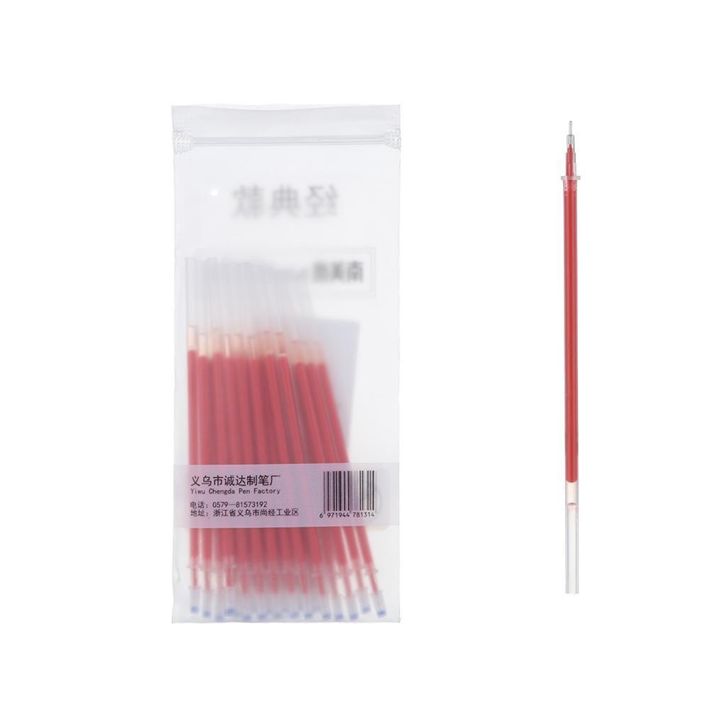 Set 20 / 50 / 100 Ruột Bút Mực Gel Ngòi 0.5mm Mực Đen Mượt Mà