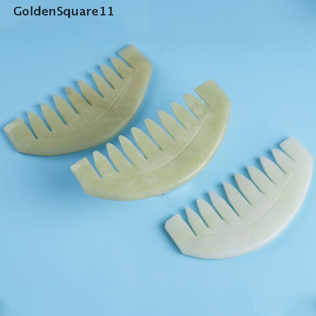 Lược Chải Tóc Mát Xa Da Đầu Bằng Ngọc Bích Goldsquare11