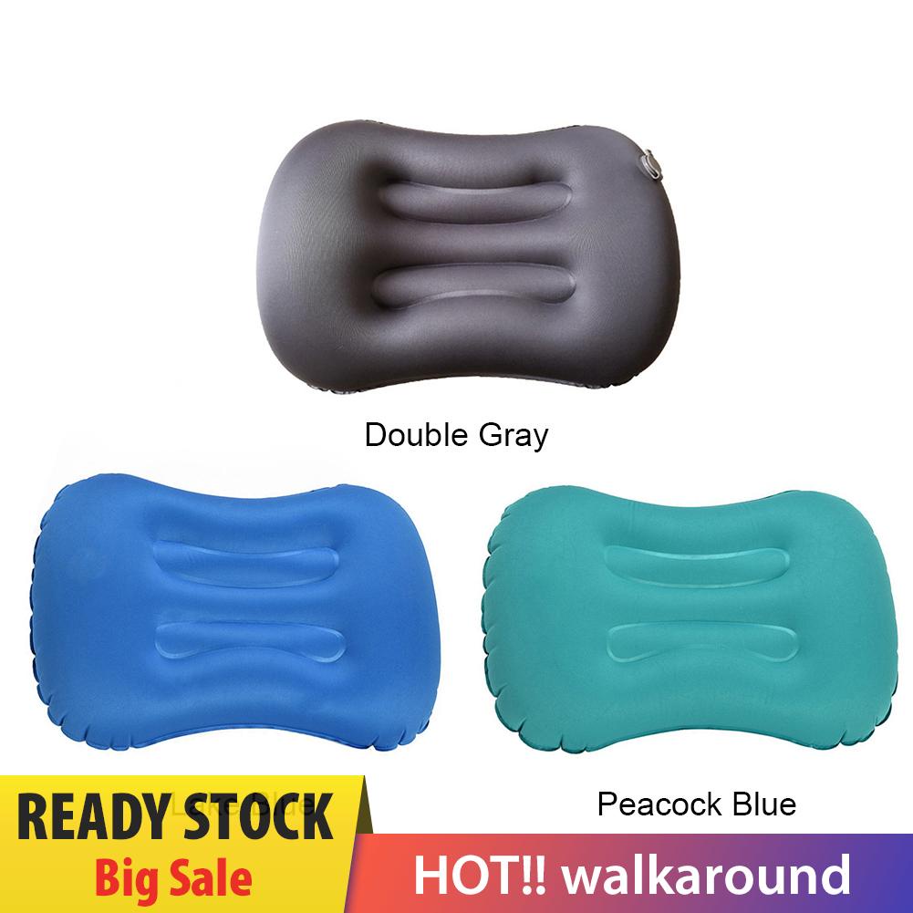 walkaround Portable Inflatable Air Pillows Foldable Camping Travel Sleeping Pillow