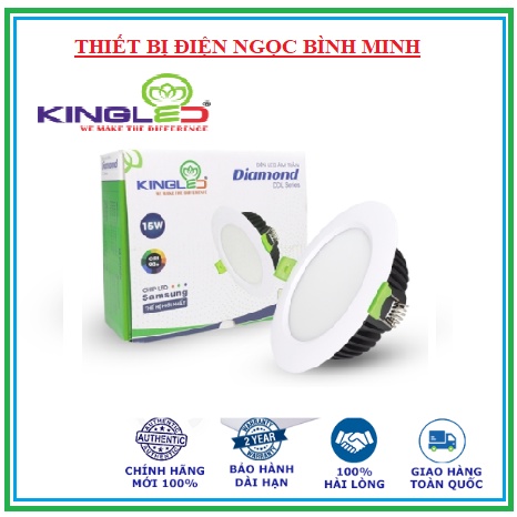 Đèn LED Âm Trần Diamond Đổi Màu 10W,15W Kingled
