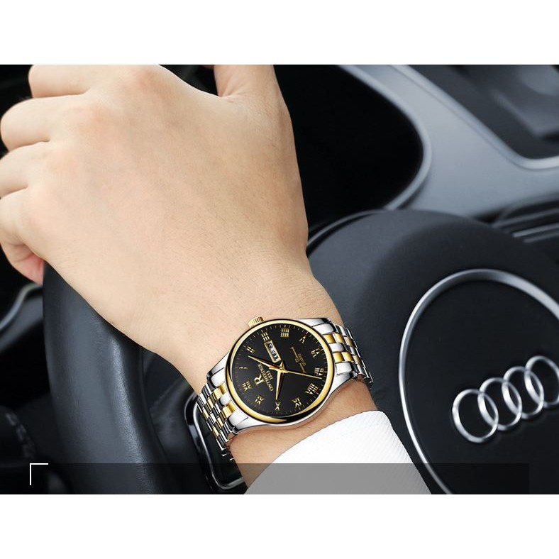 (CHÍNH HÃNG) ĐỒNG HỒ NAM ONTHEEDGE R-59 CLASSIC DÂY THÉP KHÔNG GỈ HIỆN LỊCH THỨ NGÀY | BigBuy360 - bigbuy360.vn