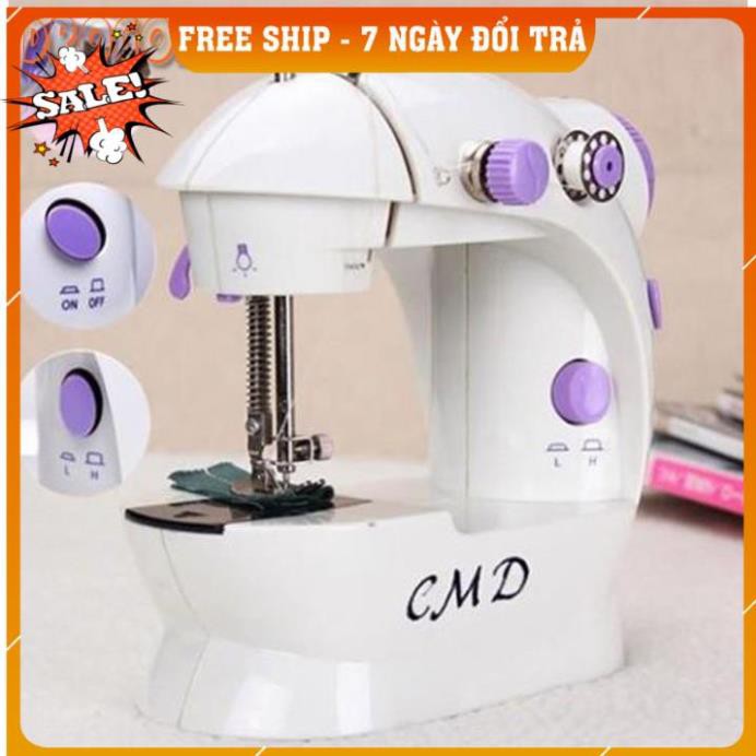 [FREESHIP TOÀN QUỐC] [ Bảo hành 6 tháng] Máy may mini CMD có đèn led may vá tại nhà rất tiện dụng