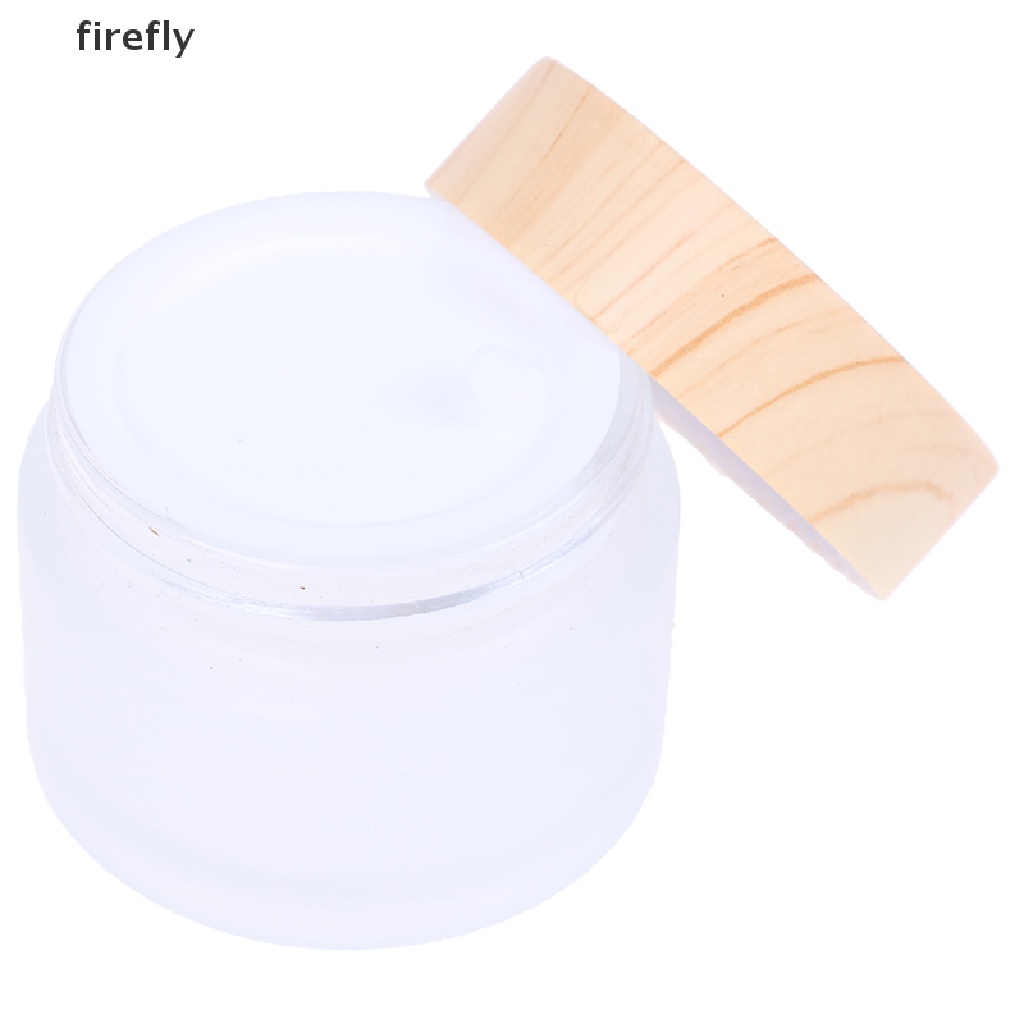 [Hàng mới về] Lọ thủy tinh mờ đựng kem trang điểm rỗng 5g 10g 15g 30g 50g