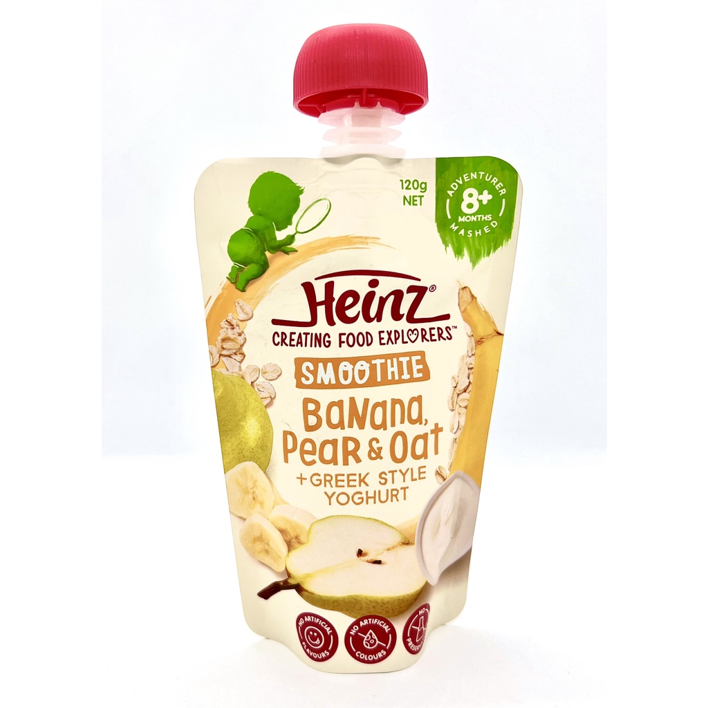Túi Chuối, Lê & Yến Mạch HEINZ 120G
