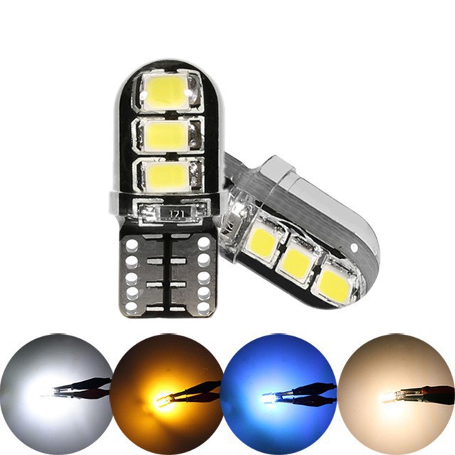 Đèn Led T10 194 W5W 6smd 2835 Cho Xe Hơi