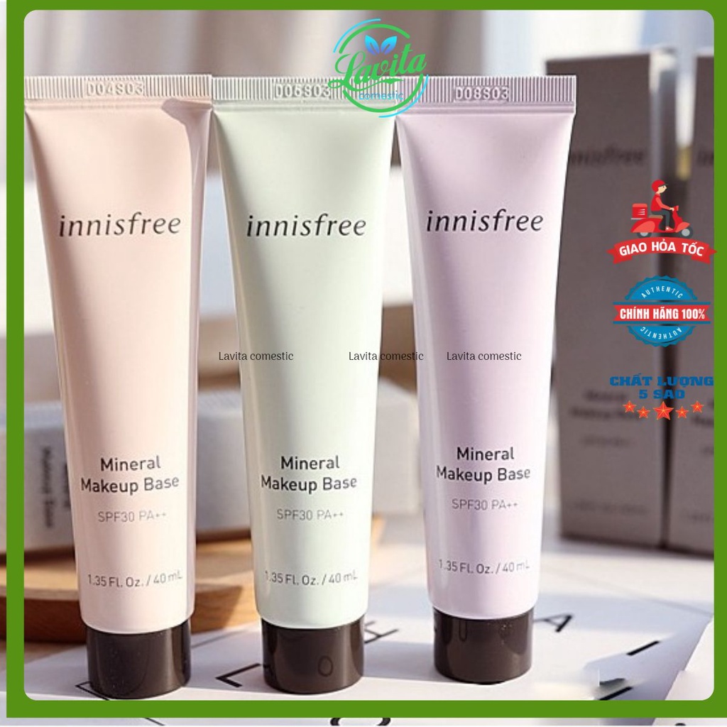 Kem Lót Innisfree Mineral Make Up Base SPF30/PA++ 40ml 5.0