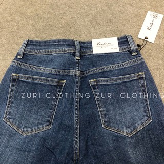 Quần jeans loe dáng dài