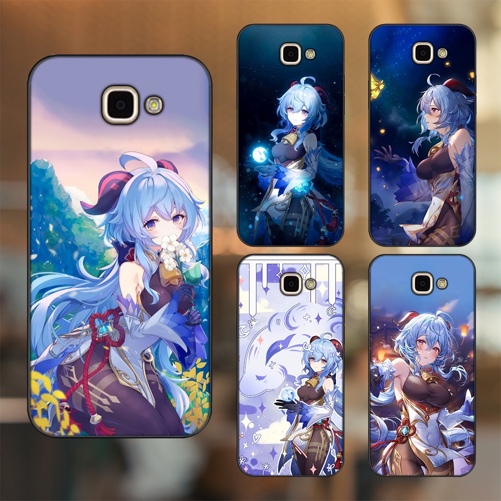 Ốp lưng Samsung A9 Pro viền đen in hình Ganyu Genshin Impact