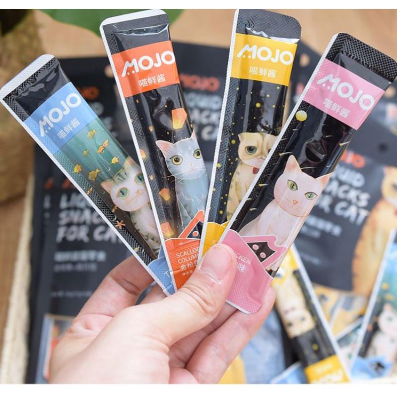 Súp Thưởng Mojo Cho Mèo - Gói 4 Thanh