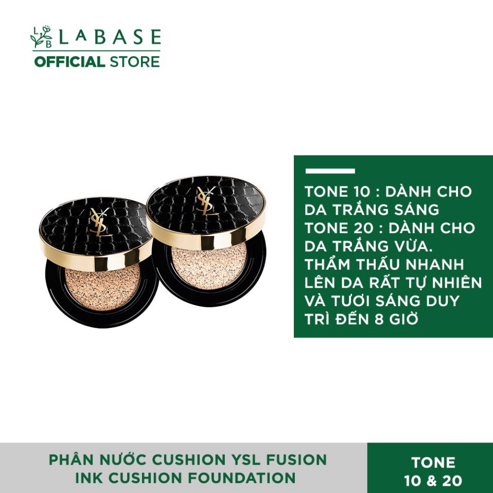 Phấn Nước Cushion YSL Fusion Ink Cushion Foundation SPF 23/ PA++ A59