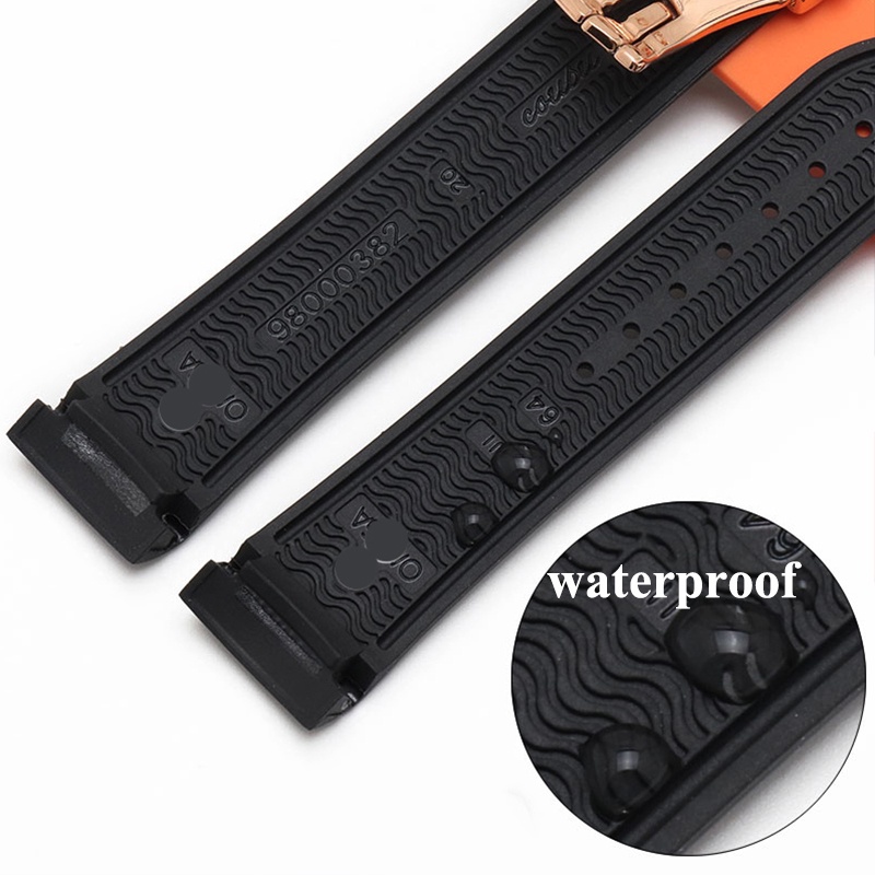 Dây Đeo Đồng Hồ Bằng Silicone 20mm 22mm Cho Omega Seamaster 300