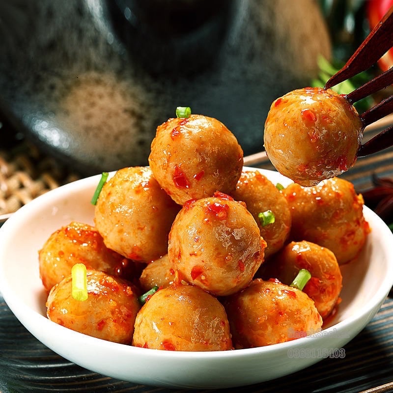 Chả cá viên tẩm vị 1 hộp 20 gói (20gr/gói) | BigBuy360 - bigbuy360.vn