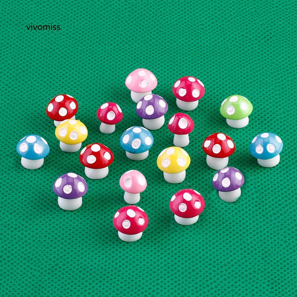 Mô hình cây nấm mini đáng yêu dùng để trang trí