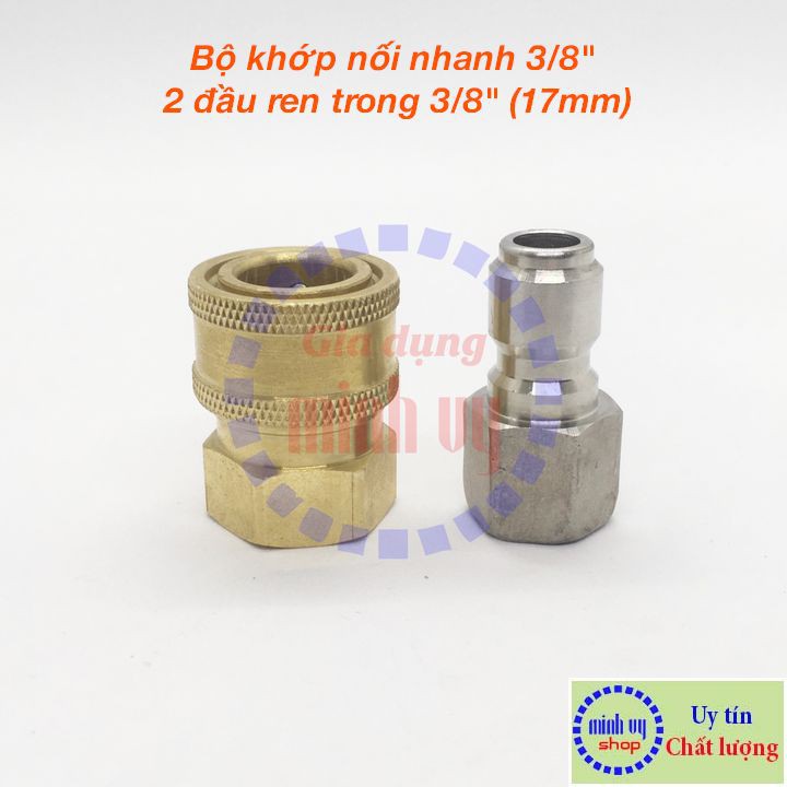 Khớp nối nhanh đầu đực cái dùng cho dây rửa xe lõi thép