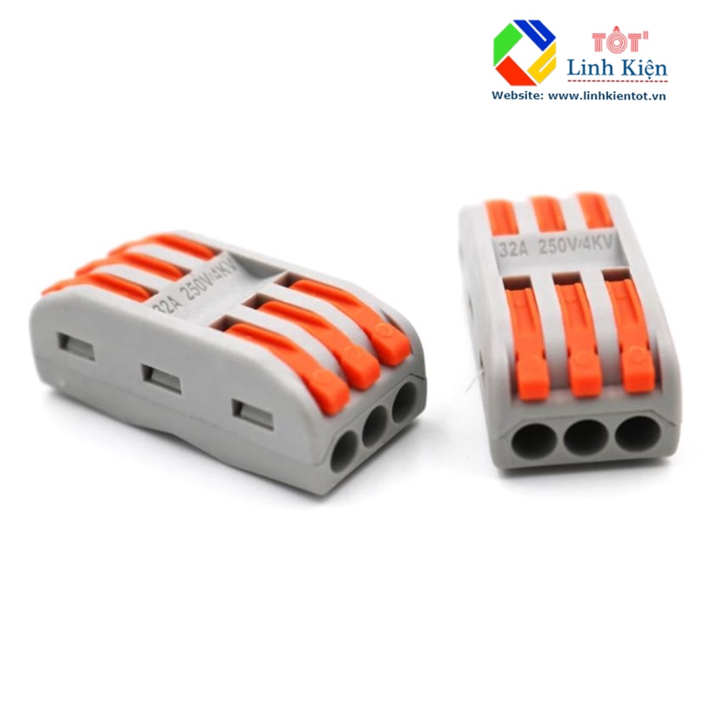 Đầu nối dây PCT-3-3  Wire Connector 250V 32A/4KV