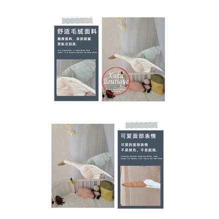 Thú Bông Organic An Toàn Cho Bé Phong Cách Hàn Quốc , Thiên Nga Treo Tường