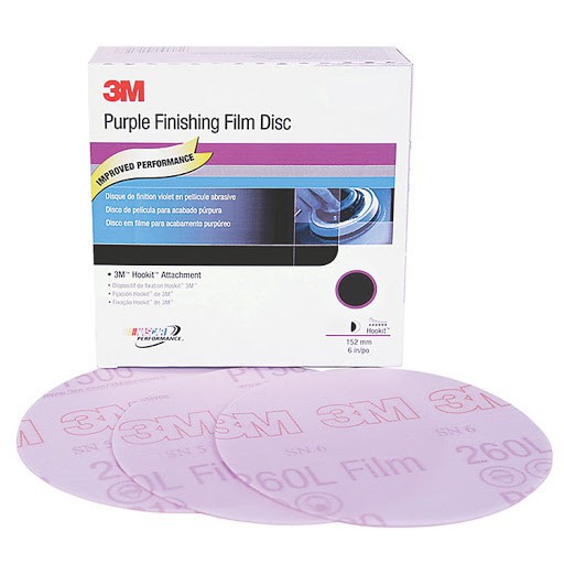 Nhám Đĩa Film 6 inch 3M 260L ( P600, P800, P1000, P1200, P1500)