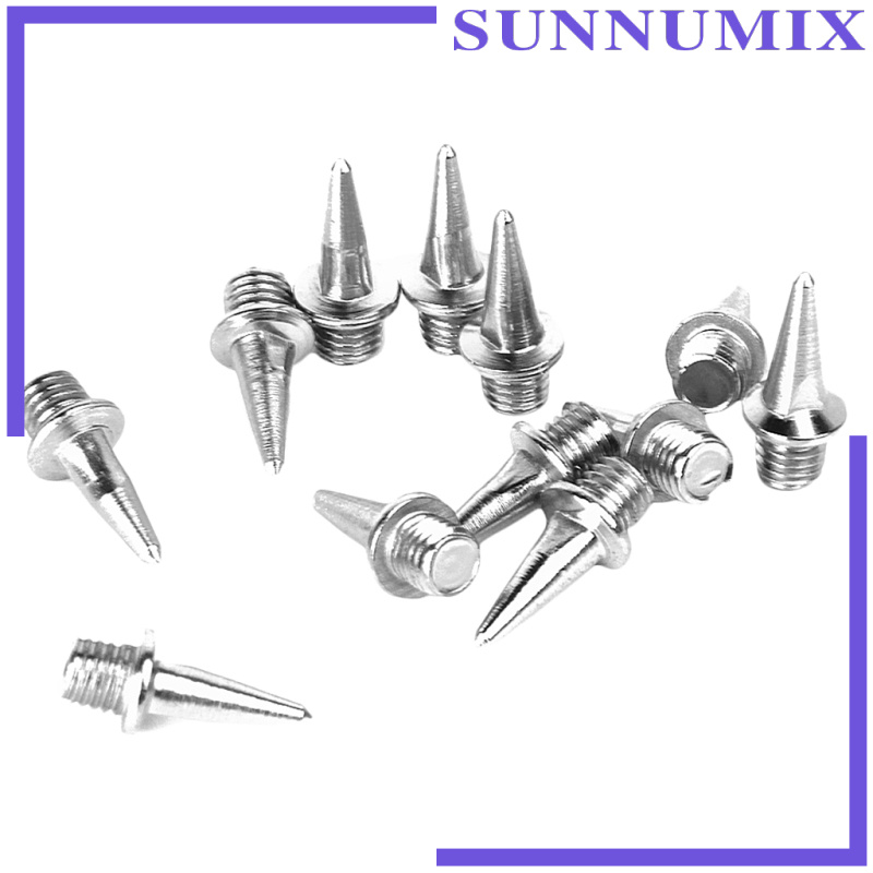 [SUNNIMIX]12x Sports Track Field Running Shoes Spikes Pins Repair Replacement Pyramid